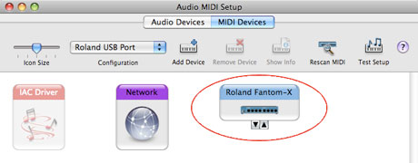 Audio MIDI Setup USB